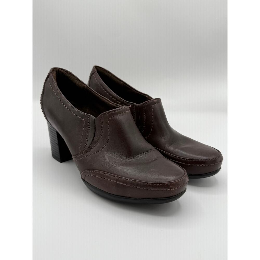 Clarks Bendable Loafer Heels Size 6.5